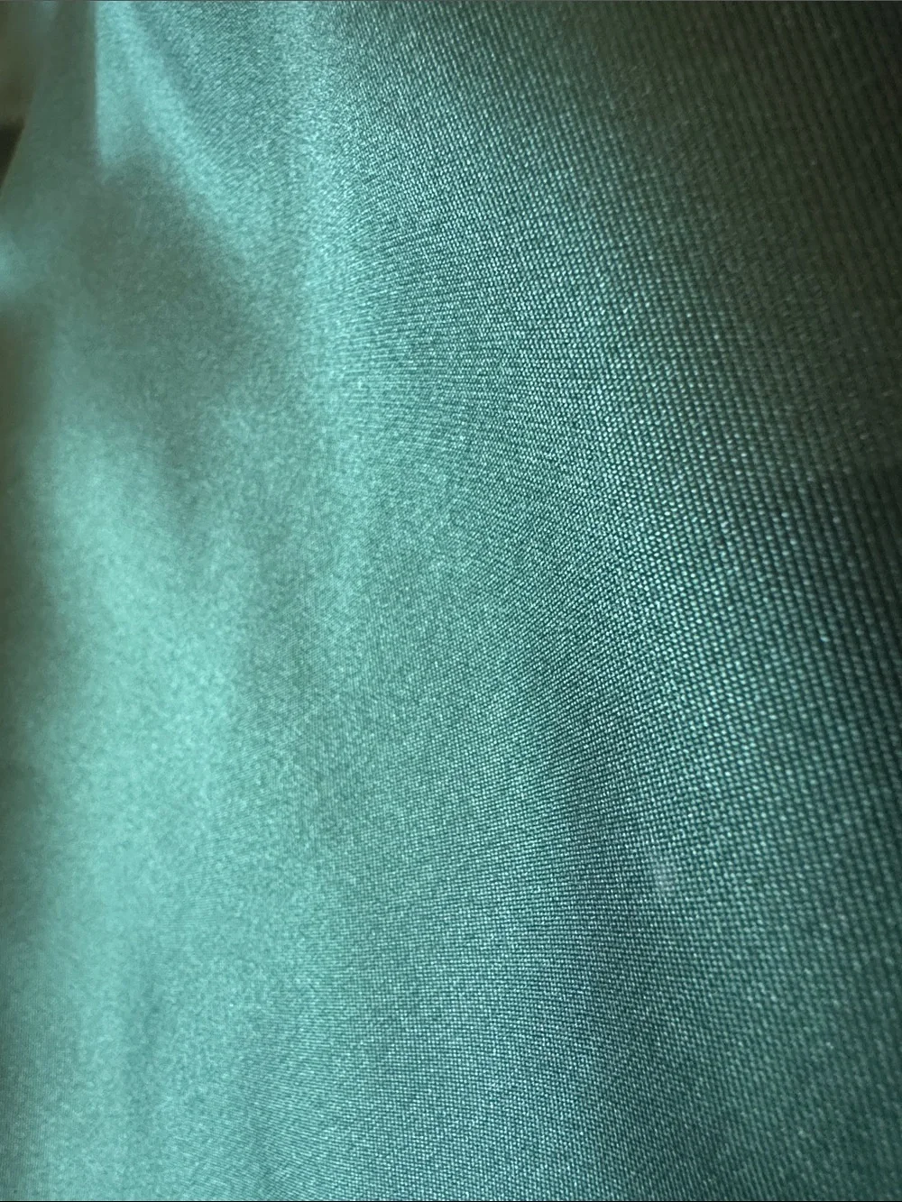 L'ATISTE Emerald Green Satin Midi Skirt Size Small